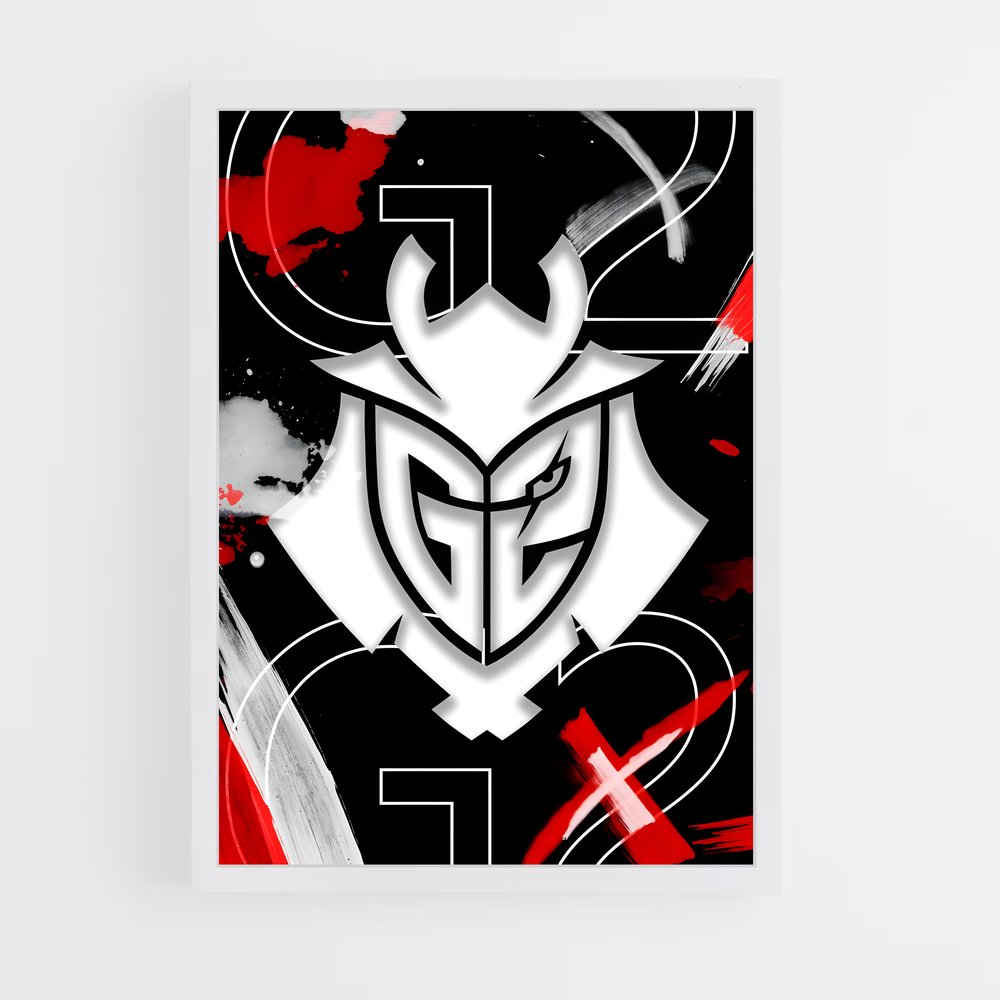 Poster G2 Thunderstrike – affiche Esports (vue 3)